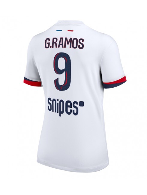 Paris Saint-Germain Goncalo Ramos #9 Replika Borta Kläder Dam 2025-26 Kortärmad Paris Saint-Germain Goncalo Ramos #9 Replika Borta Kläder Dam 2025-26 Kortärmad